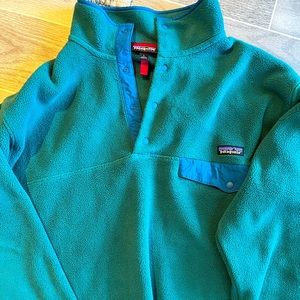 Patagonia Lightweight Synchilla Snap-T Men’s Pullover- Green